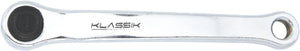 Pieper crankstel left crank chrome 170mm
