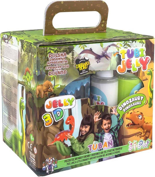 Tuban - tubi jelly set with 6 colors and small aquarium – di