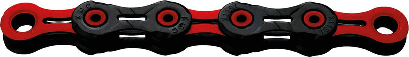 Load image into Gallery viewer, KMC Fietsketting DLC 11 118 Schakels - Rood Zwart
