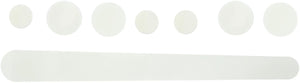 Contec achtervork- framebeschermer set full screen ct frame prot.full screen set, transparent