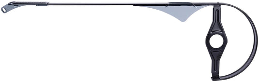 Hebie kettingscherm 38-42tds 195mm 0394 alu zwart