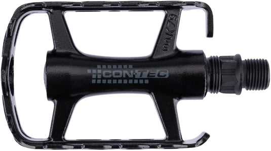 Contec pedaal blacktop ct pedals blacktop mtb atb alu black silver