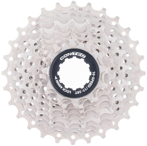 Contec grad cassette tandwiel ct cassette grad 11-28t 10sp sil. black