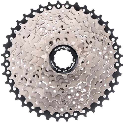 Contec grad cassette tandwiel ct cas.sprocket grad 11-40t 9sp sil. black