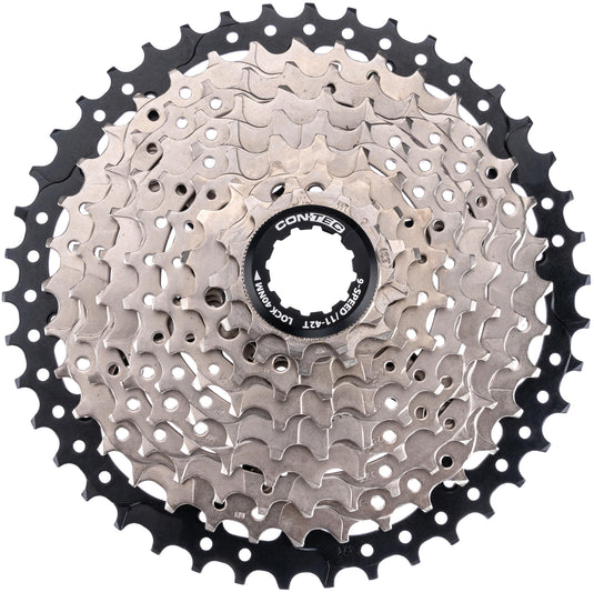 Contec grad cassette tandwiel ct cas.sprocket grad 11-42t 9sp sil. black