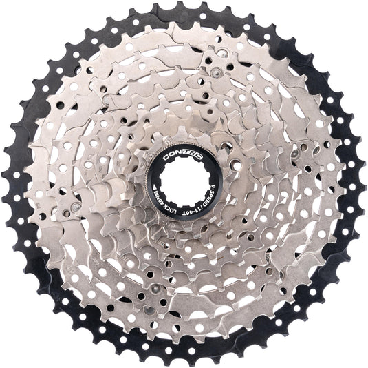 Contec grad cassette tandwiel ct cas.sprocket grad 11-46t 9sp sil. black