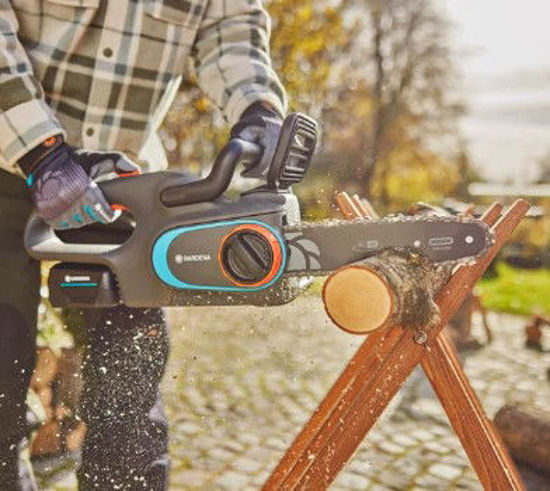 Load image into Gallery viewer, Gardena kettingzaag 25018v p4a solo
