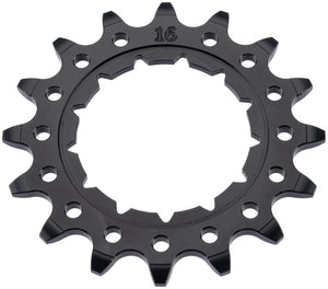 Kmc steek-tandwiel sprocket rohloff 1 2 x 1 8 16 teeth alu