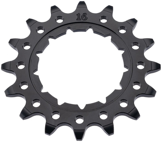 Kmc steek-tandwiel sprocket rohloff 1 2 x 1 8 16 teeth alu