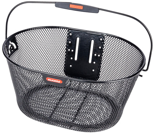 Rixen kaul fietsmand, voorop oval fr.basket r k oval black