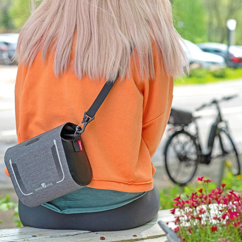 Laden Sie das Bild in Galerie -Viewer, Rixen kaul lenkertasche baggy mini waterproof handlebar bag r k baggy mini waterp.grey klickfix
