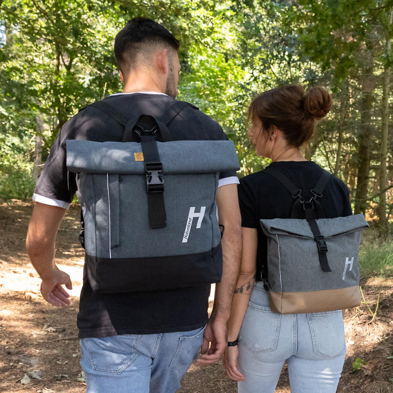 Load image into Gallery viewer, Haberland pakaftas keep rollin single bag keep rollin anthr. black
