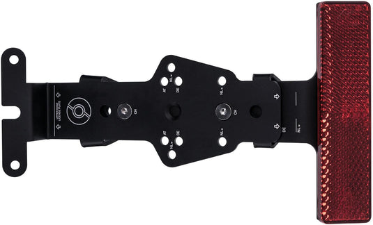 Supernova kennzeichenhalterung l1e lic.plate bracket spernova l1e matt black