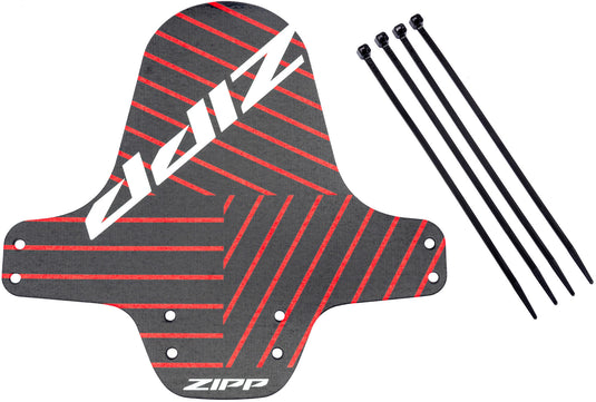 Rockshox spatlap, voorwiel fender clip-on fender rs black red zipp