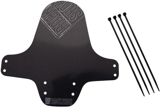Rockshox steekspatbord fender clip-on fender rs black outline white dist.