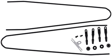 Contec spatbordstangen bevestigingsset splash protect dlx ct strut set f. splash prot. dlx 36mm black