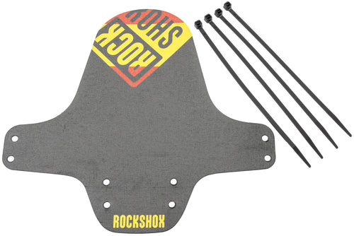 Rockshox spatlap, voorwiel fender clip-on fender rs black spain flag