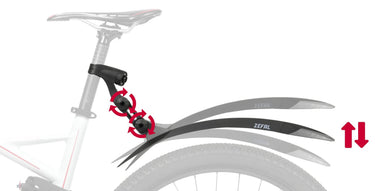 Zéfal steekspatbord deflector rm90+ clip-on fender deflector rm90+
