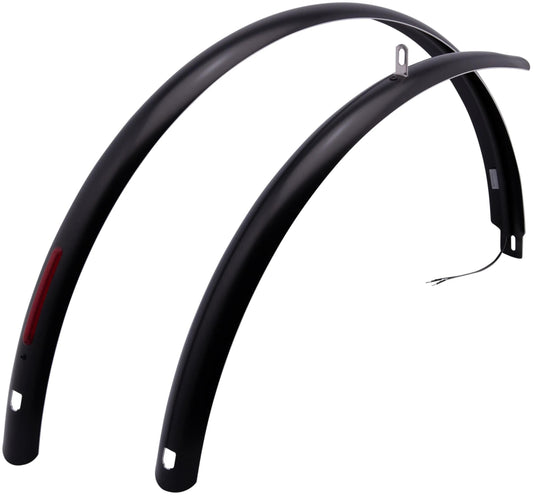 Curana spatbordset clite ilu fender set clite ilu 50mm w.light black