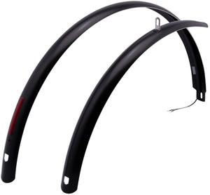Curana spatbordset clite ilu fender set clite ilu 55mm w.light black