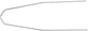 Curana spatbordstang fender stay 55 367mm u-form