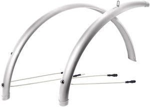 Contec spatbordset splash protect ct fender splash prot. 26 54mm silver shiny