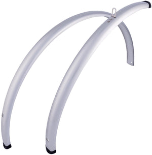 Contec spatbordset splash protect ct fender splash prot. 28 42mm silver shiny