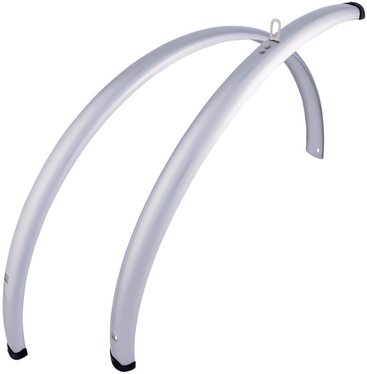 Contec schutzblech-set splash protect ct fender splash prot. 28 42mm silver shiny