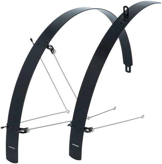 Contec schutzblech-set flat fender ct fender set flat fender 28 32mm alu black