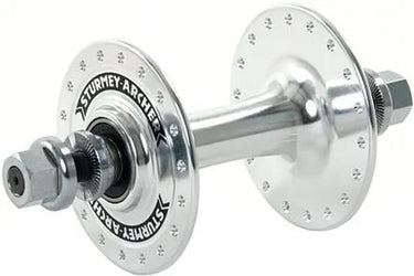 Sturmeyarcher voornaaf 100 mm vaste as 145 mm velgrem 32gts sturmey archer hbt30 zilver (gepolijst) fixy - singlespeed