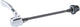 Contec snelspanner thru fr ct front hub qr thru fr 110 mm silver