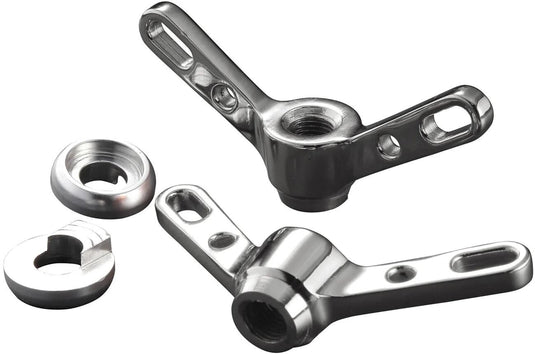 Brave classic vleugelmoer wing nut rear wheel pair silver