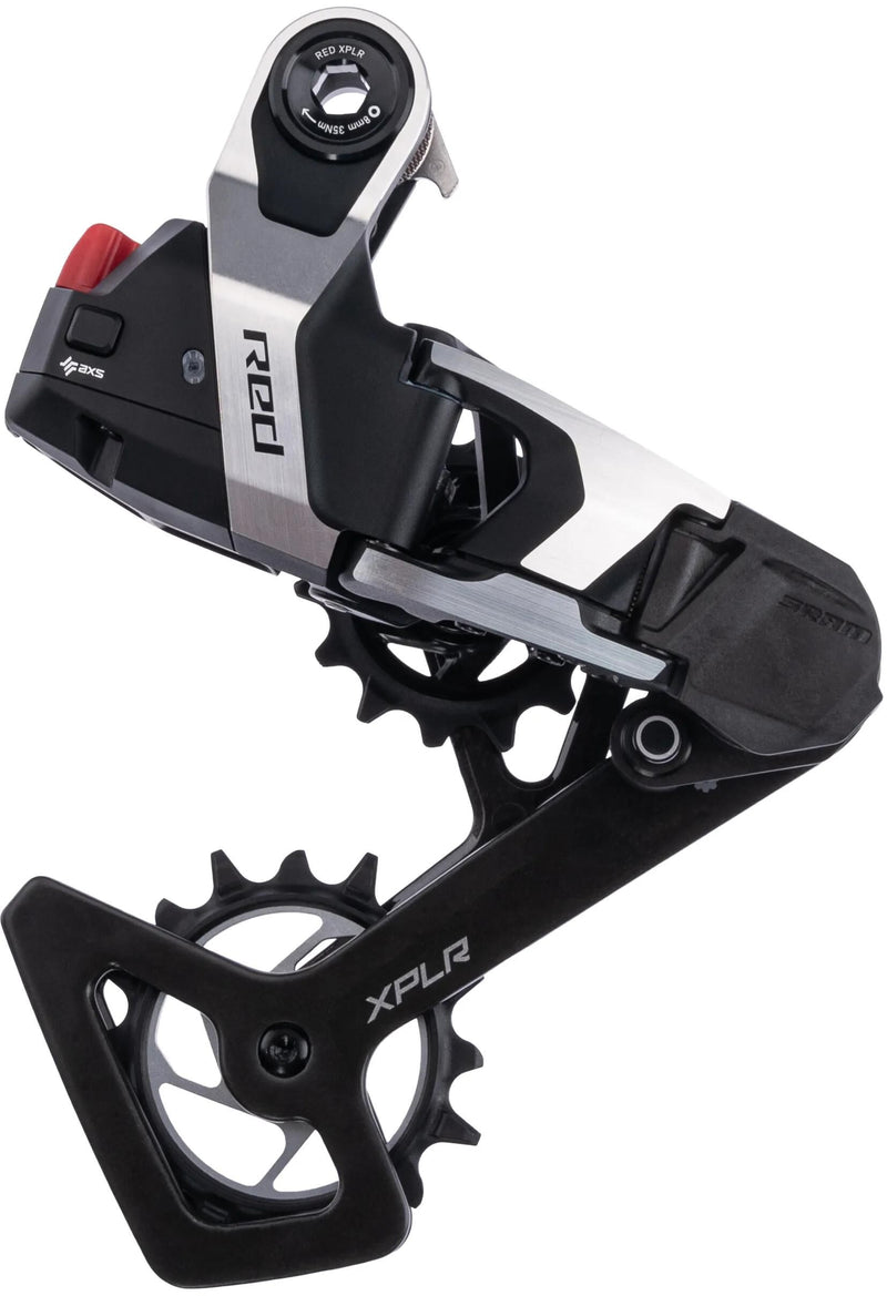 Load image into Gallery viewer, Sram schaltwerk red xplr axs e1 rear derail. red xplr axs e1 10-46t silver
