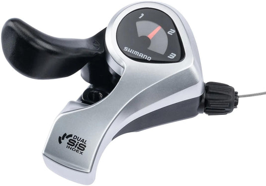 Shimano versteller links 3 speed st-tx50 - zwart zilver