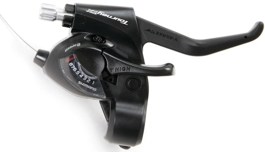 Shimano schalt- bremshebel tourney tx st-tx 800 shim.shift br.lever tour. tx800 3sp 2f bl.