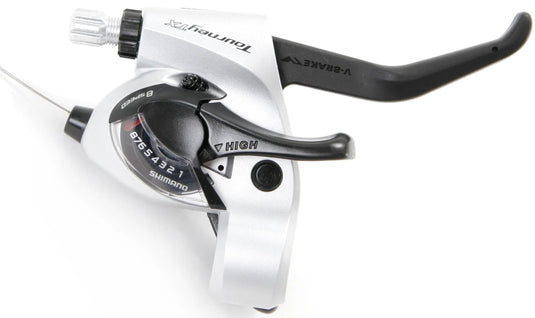 Shimano schalt- bremshebel tourney tx st-tx 800 shim.shift br.lever tour. tx800 8sp 2f sil.