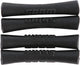 Sram kabeldeel frame beschermers 2x 4mm en 2x 5mm zwart