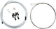 Contec versnellingskabel-set shift+ ct shift+ set stainless 1,1mx2275 mm white