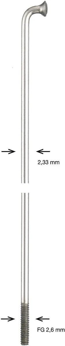 Alpina spaak spoke zinc 2,34x274 mm