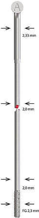 Alpina spaak spoke sst butted 2,34x256 mm