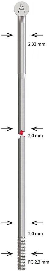 Alpina spaak spoke sst butted 2,34x256 mm