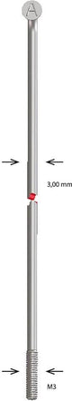 Alpina spaak spoke zinc m3x184 mm