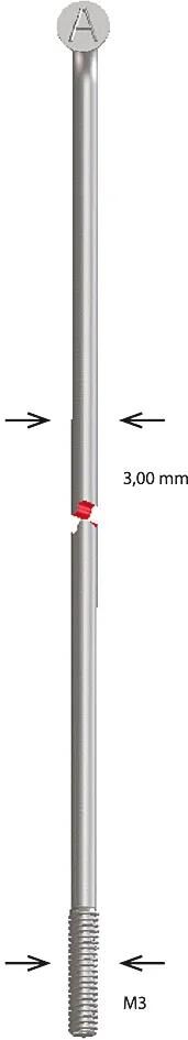 Alpina spaak spoke zinc m3x194 mm
