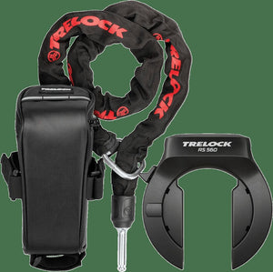 Trelock rahmenschloss-set rs 560 frame lock set 560 az poc + zr355 + bag