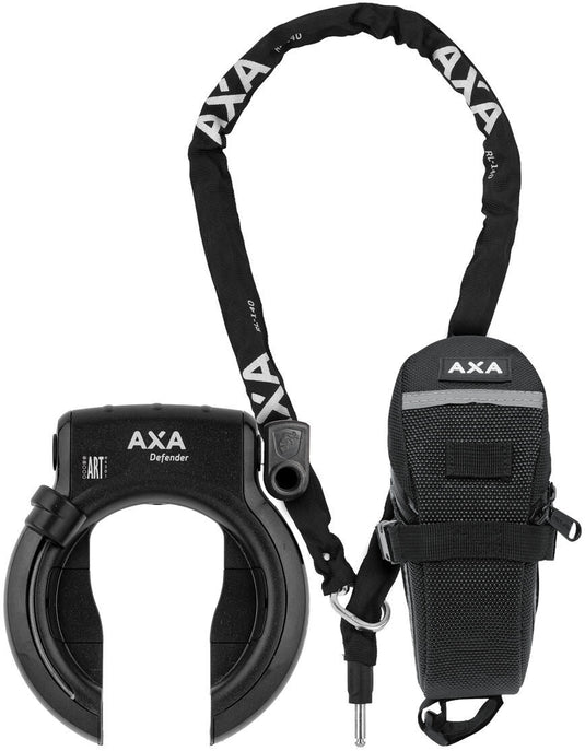 Axa ringslot set defender frame lock set defen. with bag