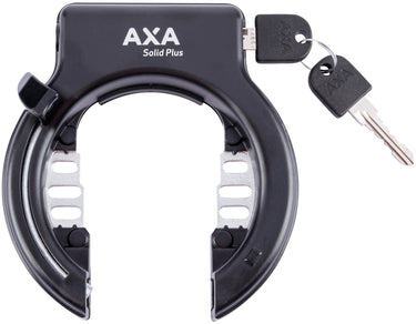 Axa ring- en accuslot set solid plus frame-akkusch. set solid plus az shimano