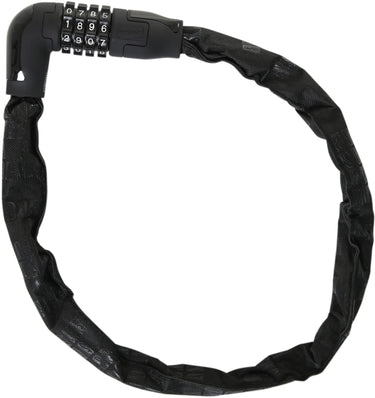 Contec cijfer-kettingslot powerloc ct comb.cha.lock powerloc 6mm x 75cm black