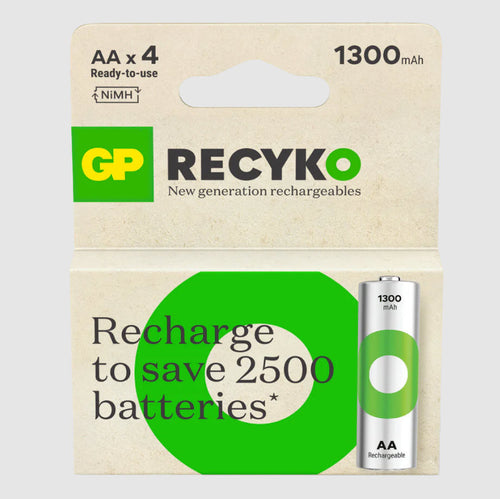 Gp batterij oplaadbaar aa 1300mah x4st