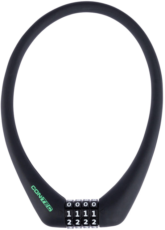 Contec cijfer-kabelslot sloc ct number cable lock sloc 12 mm x 50 cm, black
