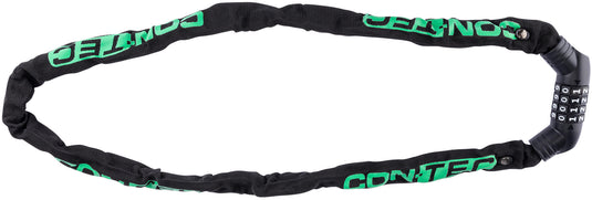 Contec cijfer-kettingslot sloc ct number cable lock sloc 5 mm x 100 cm, black